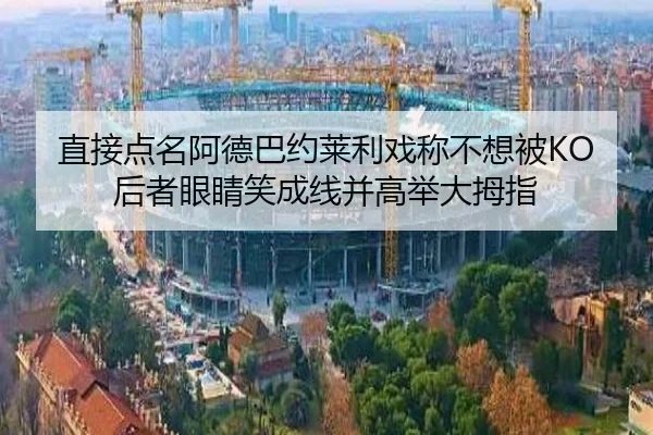 直接点名阿德巴约莱利戏称不想被KO后者眼睛笑成线并高举大拇指